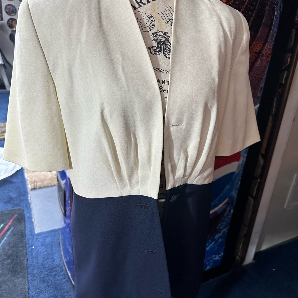 Cream and blue suit!!!!